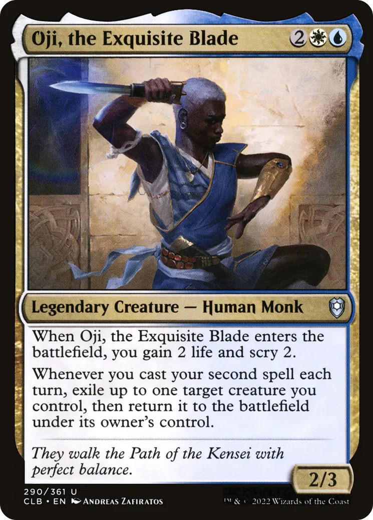 Oji, the Exquisite Blade from Commander Legends: Battle for Baldur's Gate - Magic: The Gathering