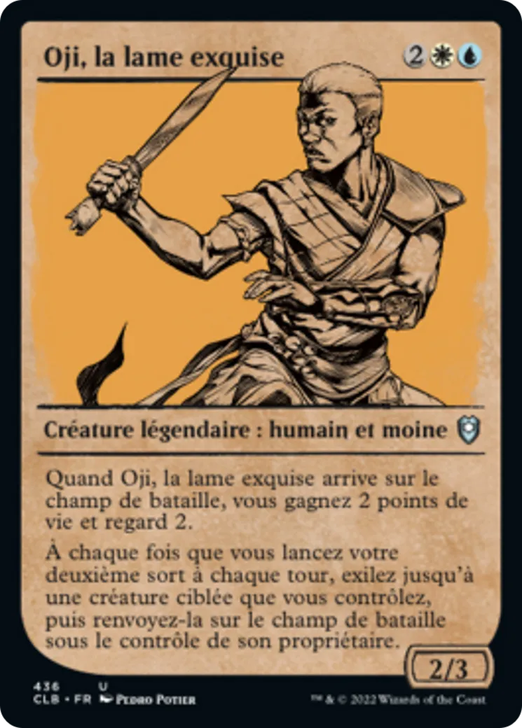 Oji, la lame exquise — Commander Legends: Battle for Baldur's Gate — Magic: The Gathering