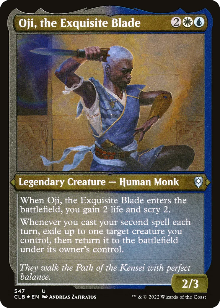 Oji, la lame exquise — Commander Legends: Battle for Baldur's Gate — Magic: The Gathering