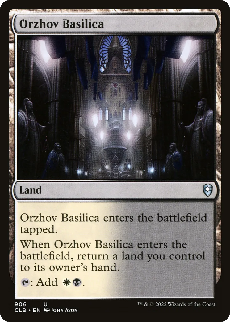Orzhov Basilica — Commander Legends: Battle for Baldur's Gate — Magic: The Gathering