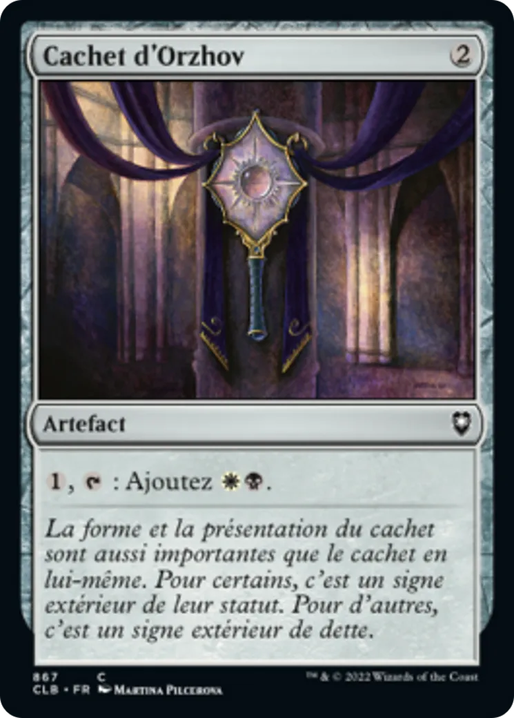 Cachet d'Orzhov — Commander Legends: Battle for Baldur's Gate — Magic: The Gathering