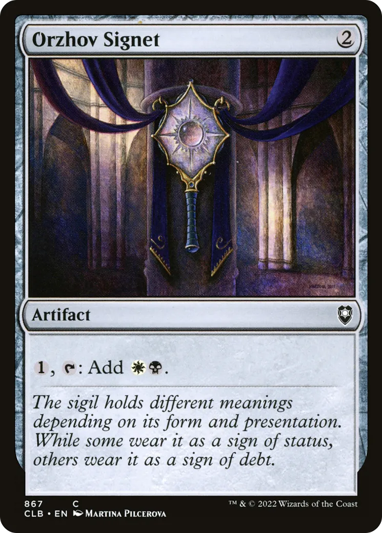 Orzhov Signet — Commander Legends: Battle for Baldur's Gate — Magic: The Gathering