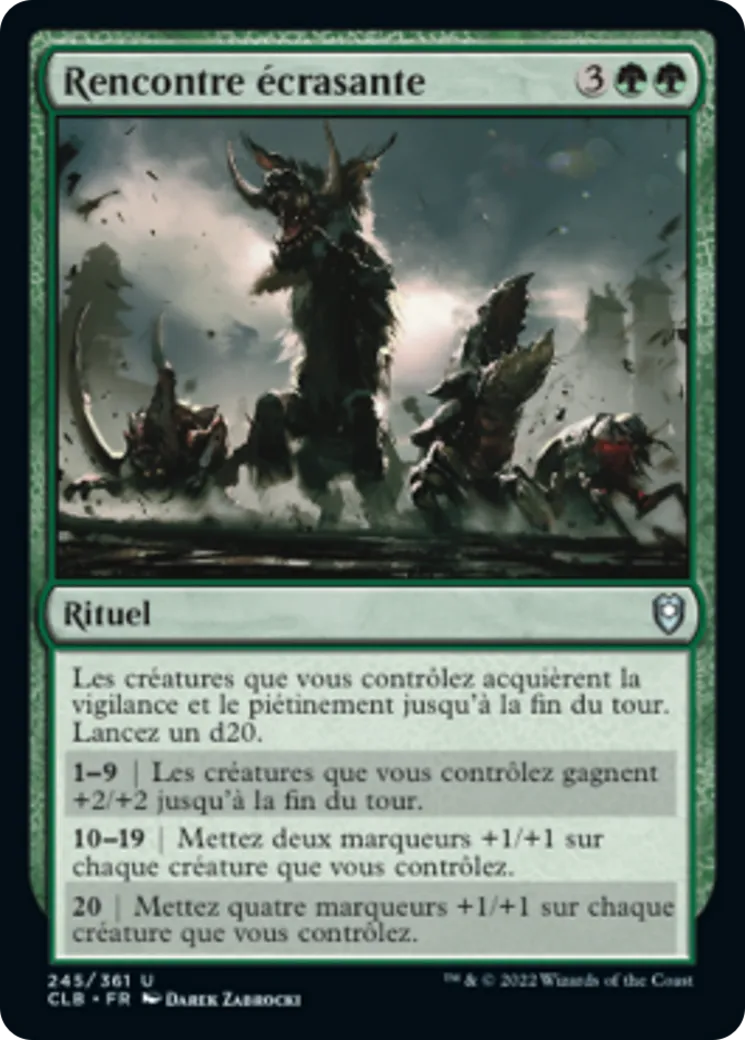 Rencontre écrasante — Commander Legends: Battle for Baldur's Gate — Magic: The Gathering