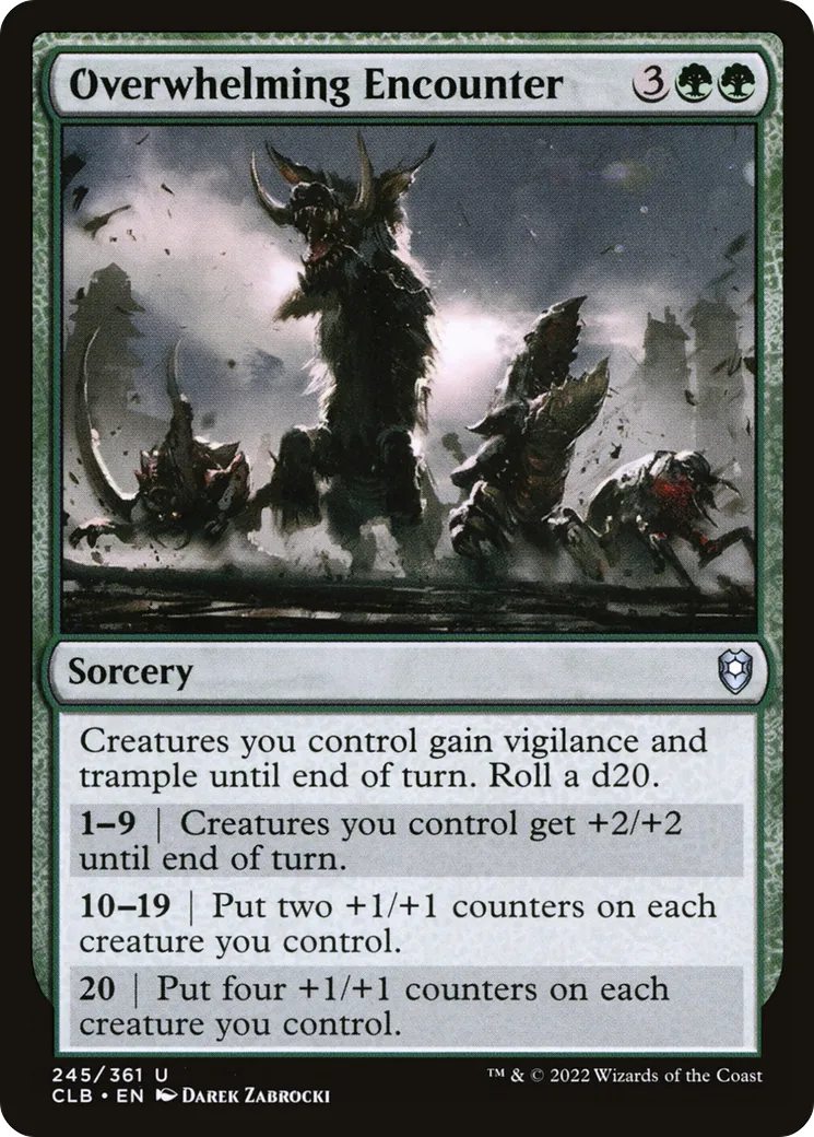 Rencontre écrasante — Commander Legends: Battle for Baldur's Gate — Magic: The Gathering