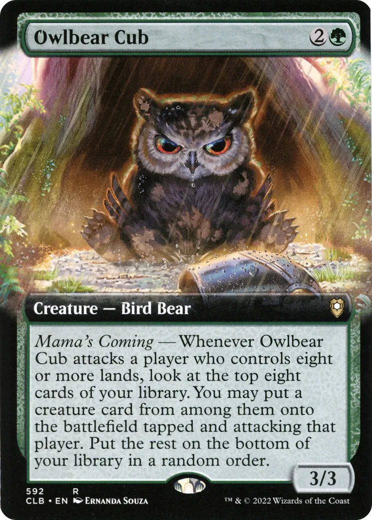 Owlbear Cub — Commander Legends: Battle for Baldur's Gate — Magic: The Gathering