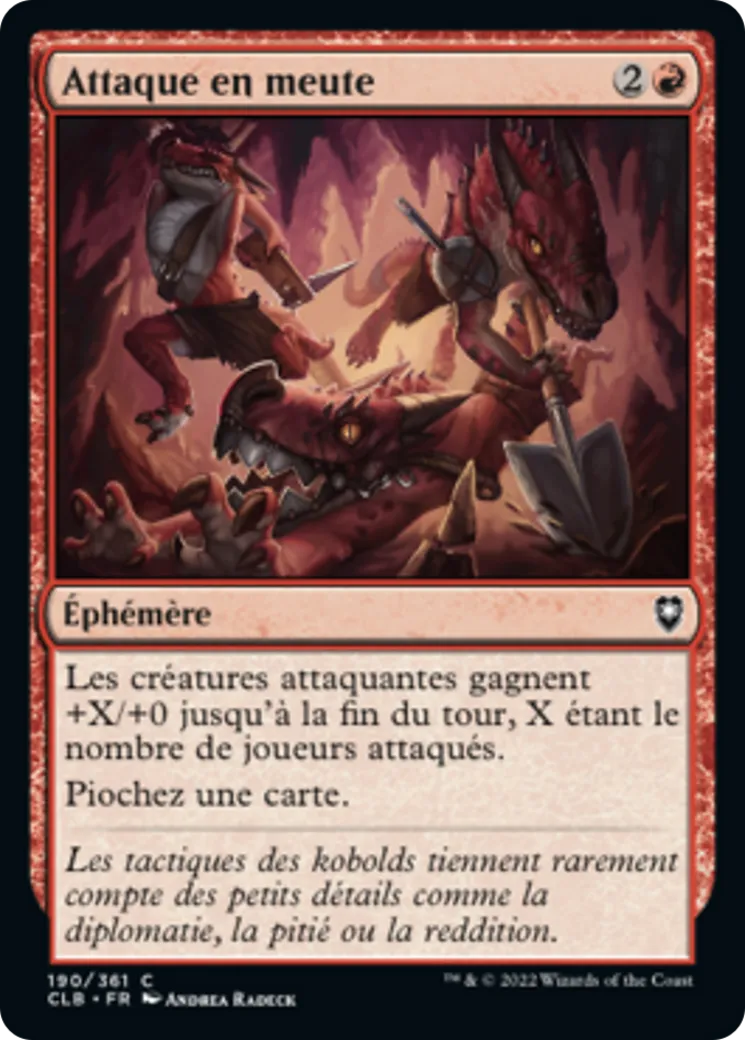 Attaque en meute — Commander Legends: Battle for Baldur's Gate — Magic: The Gathering