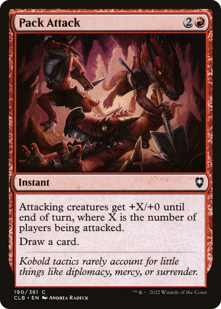 Attaque en meute — Commander Legends: Battle for Baldur's Gate — Magic: The Gathering