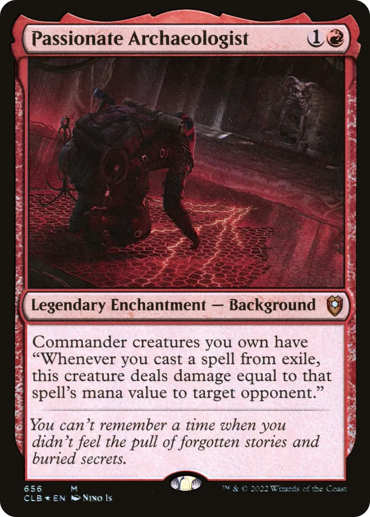 Passionate Archaeologist — Commander Legends: Battle for Baldur's Gate — Magic: The Gathering