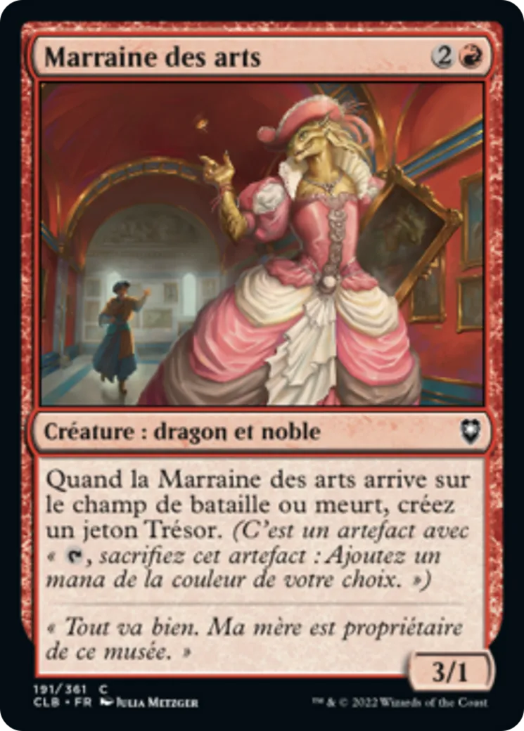 Marraine des arts — Commander Legends: Battle for Baldur's Gate — Magic: The Gathering
