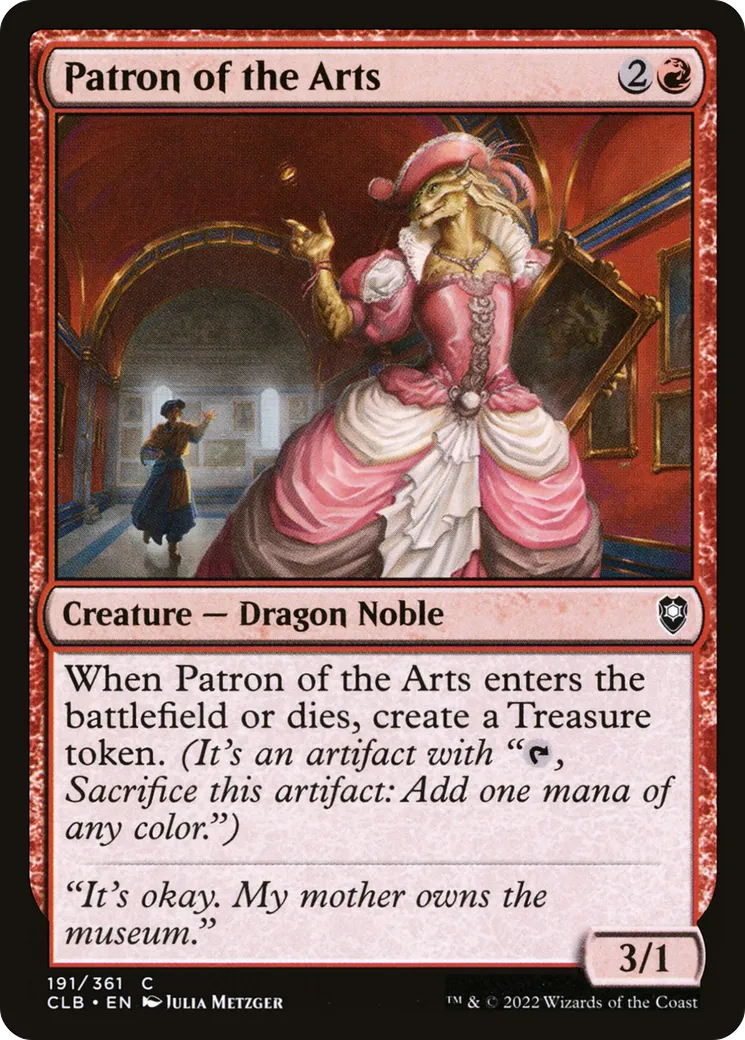 Patron of the Arts — Commander Legends: Battle for Baldur's Gate — Magic: The Gathering