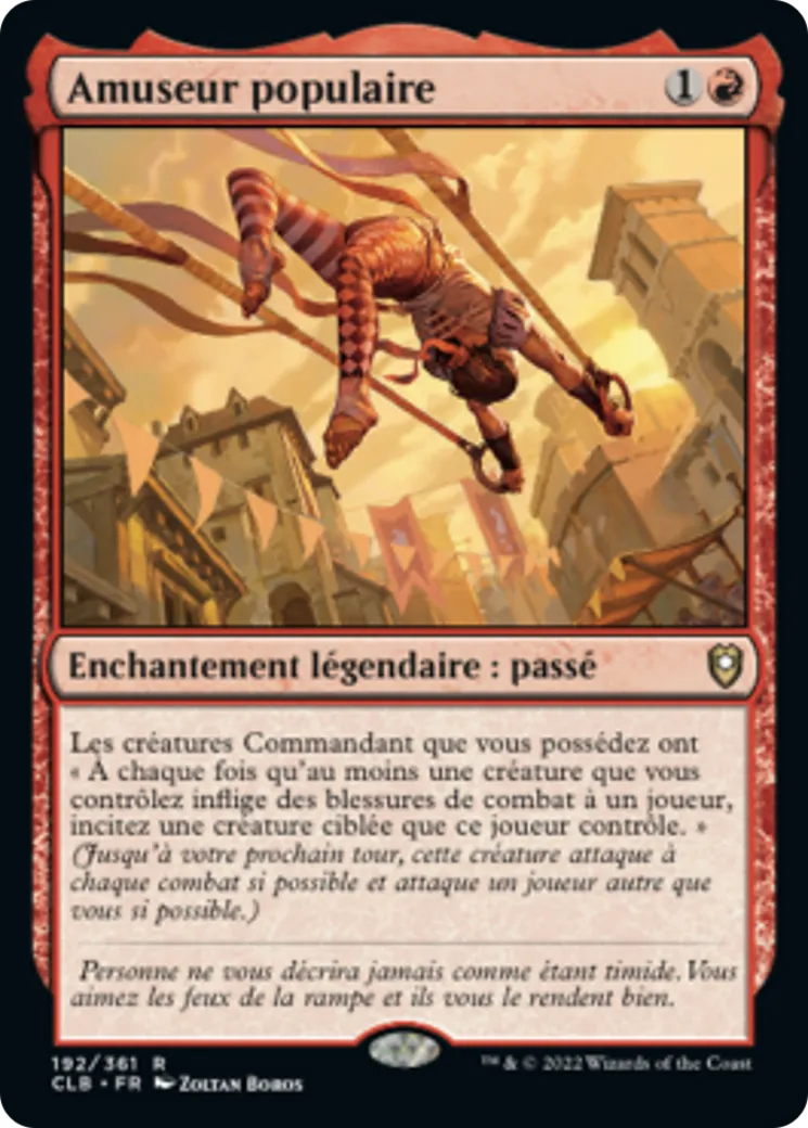 Amuseur populaire — Commander Legends: Battle for Baldur's Gate — Magic: The Gathering