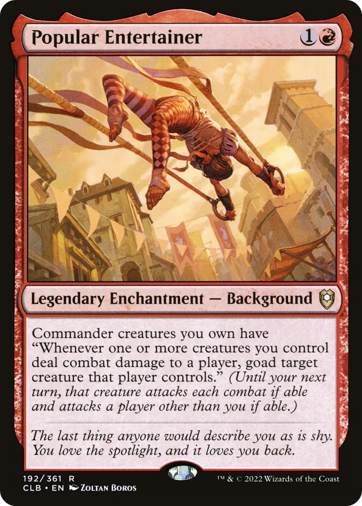 Amuseur populaire — Commander Legends: Battle for Baldur's Gate — Magic: The Gathering