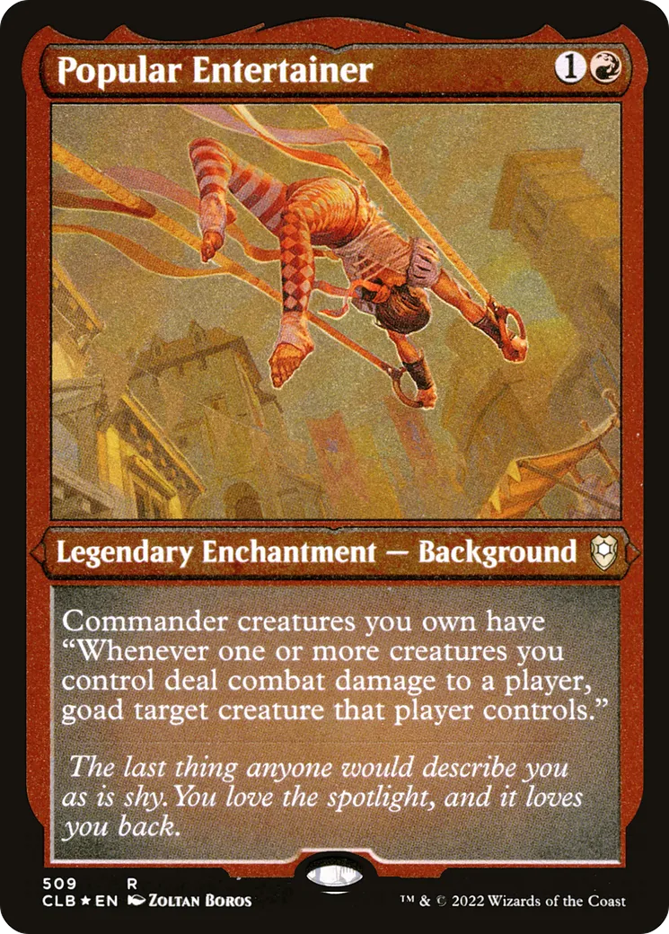 Amuseur populaire — Commander Legends: Battle for Baldur's Gate — Magic: The Gathering