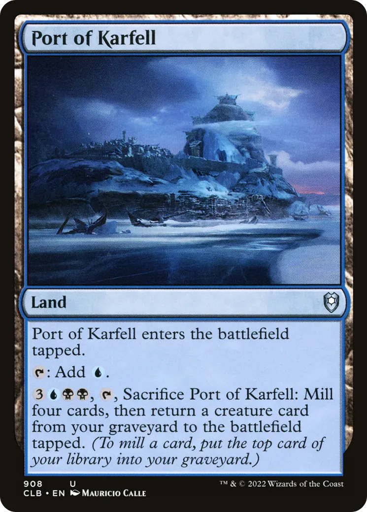 Port of Karfell — Commander Legends: Battle for Baldur's Gate — Magic: The Gathering