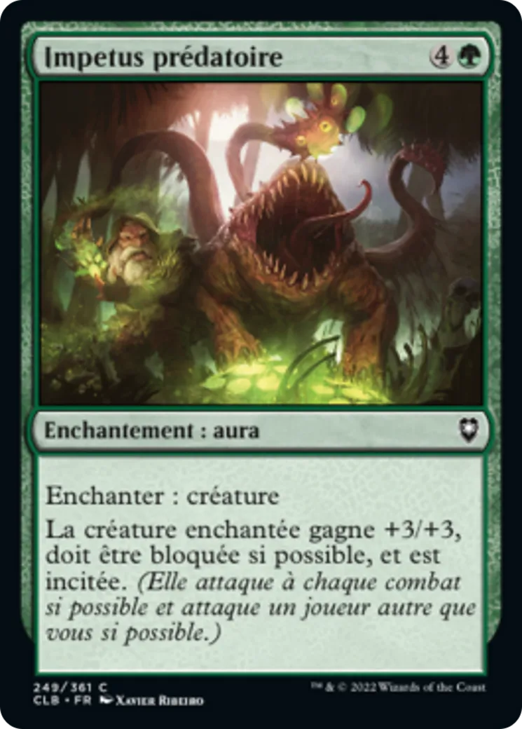 Impetus prédatoire — Commander Legends: Battle for Baldur's Gate — Magic: The Gathering