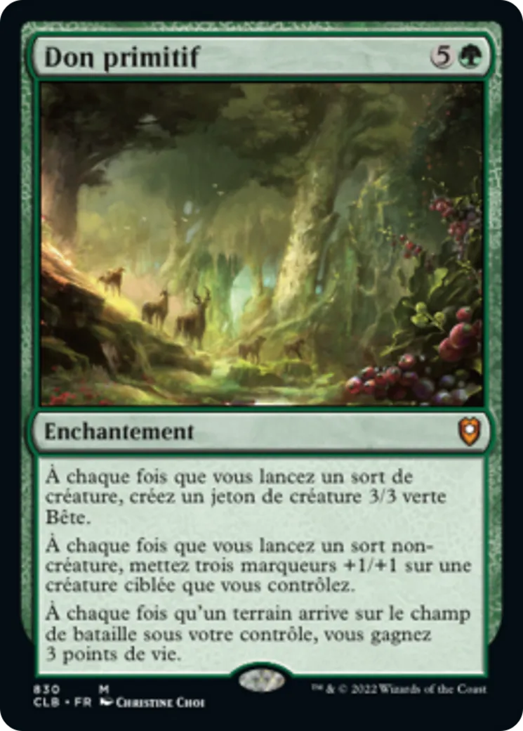 Don primitif — Commander Legends: Battle for Baldur's Gate — Magic: The Gathering
