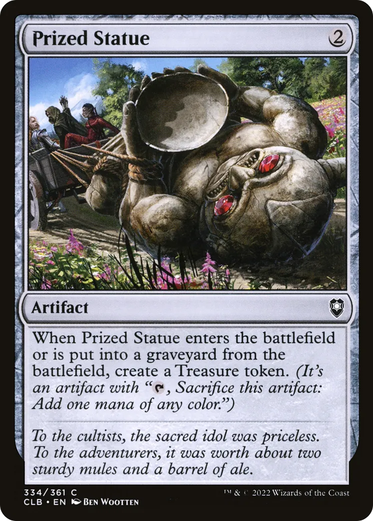 Prized Statue — Commander Legends: Battle for Baldur's Gate — Magic: The Gathering
