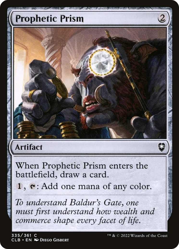 Prophetic Prism from Commander Legends: Battle for Baldur's Gate - Magic: The Gathering