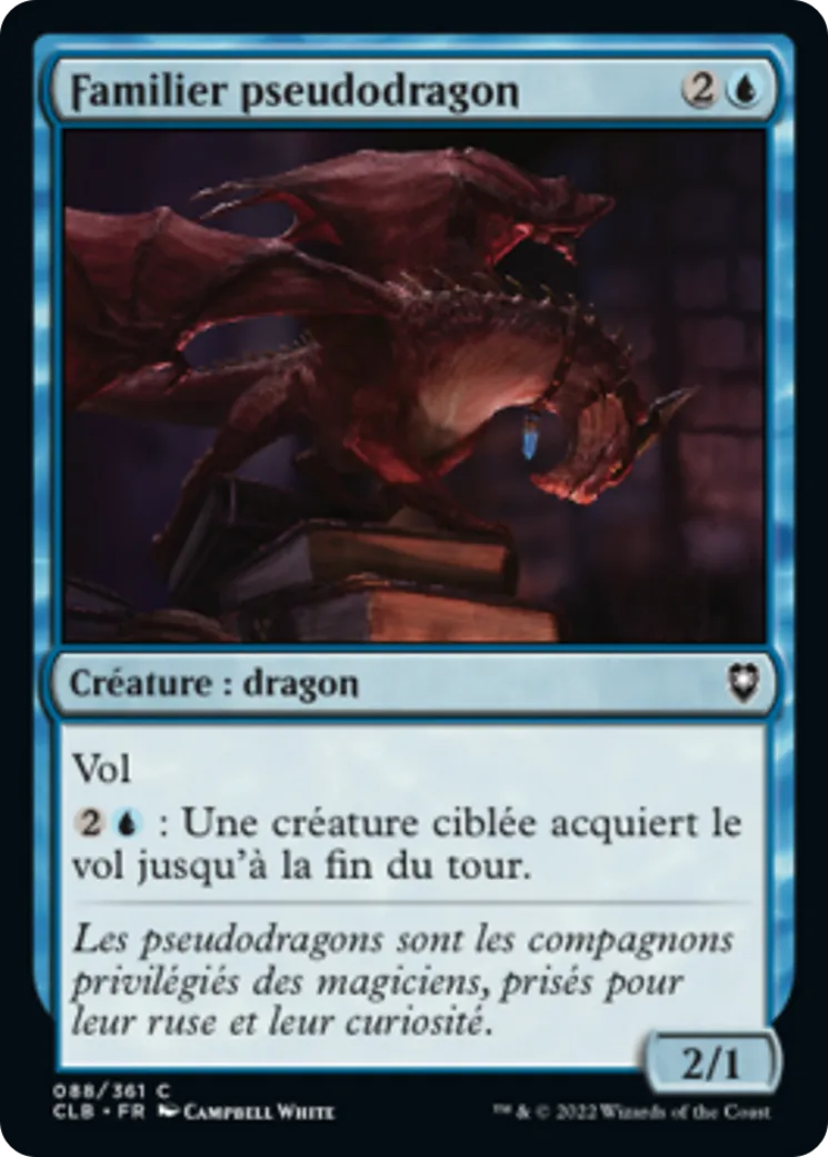 Familier pseudodragon — Commander Legends: Battle for Baldur's Gate — Magic: The Gathering