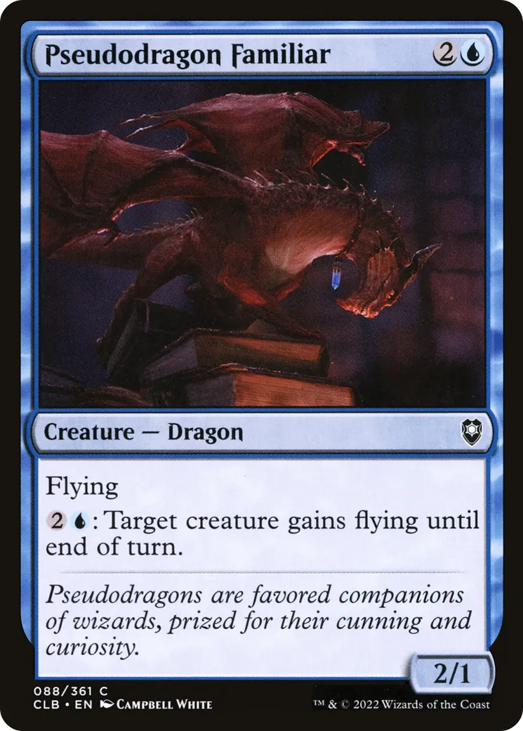 Familier pseudodragon — Commander Legends: Battle for Baldur's Gate — Magic: The Gathering