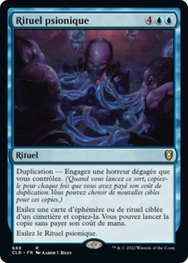 Rituel psionique — Commander Legends: Battle for Baldur's Gate — Magic: The Gathering