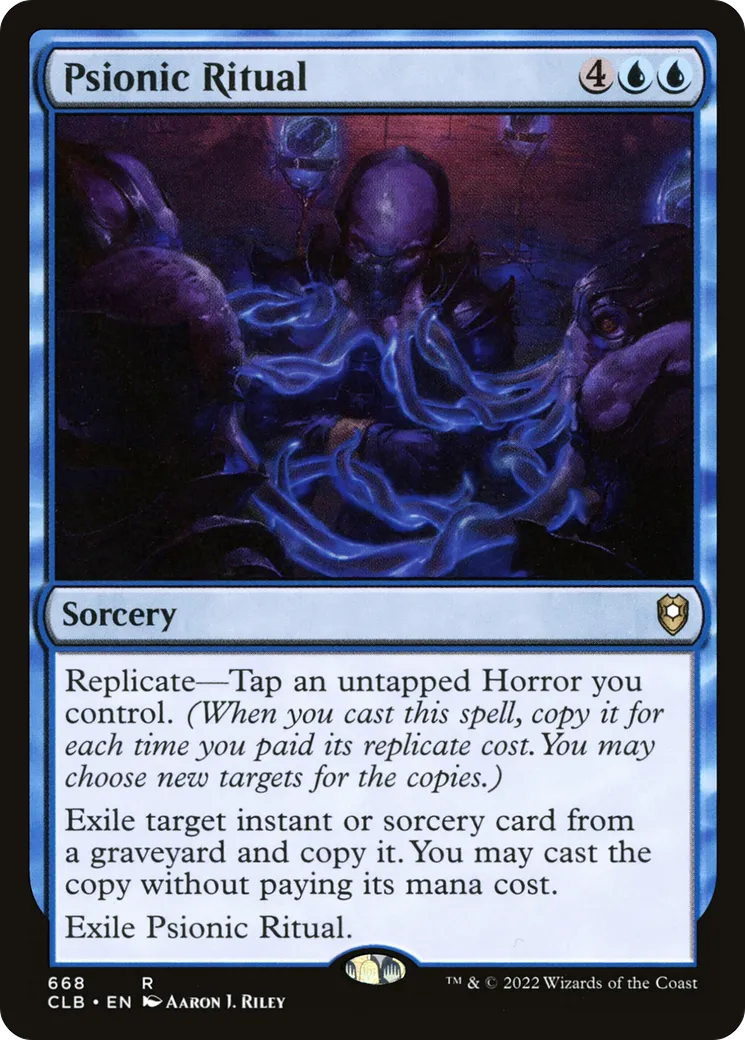 Psionic Ritual — Commander Legends: Battle for Baldur's Gate — Magic: The Gathering