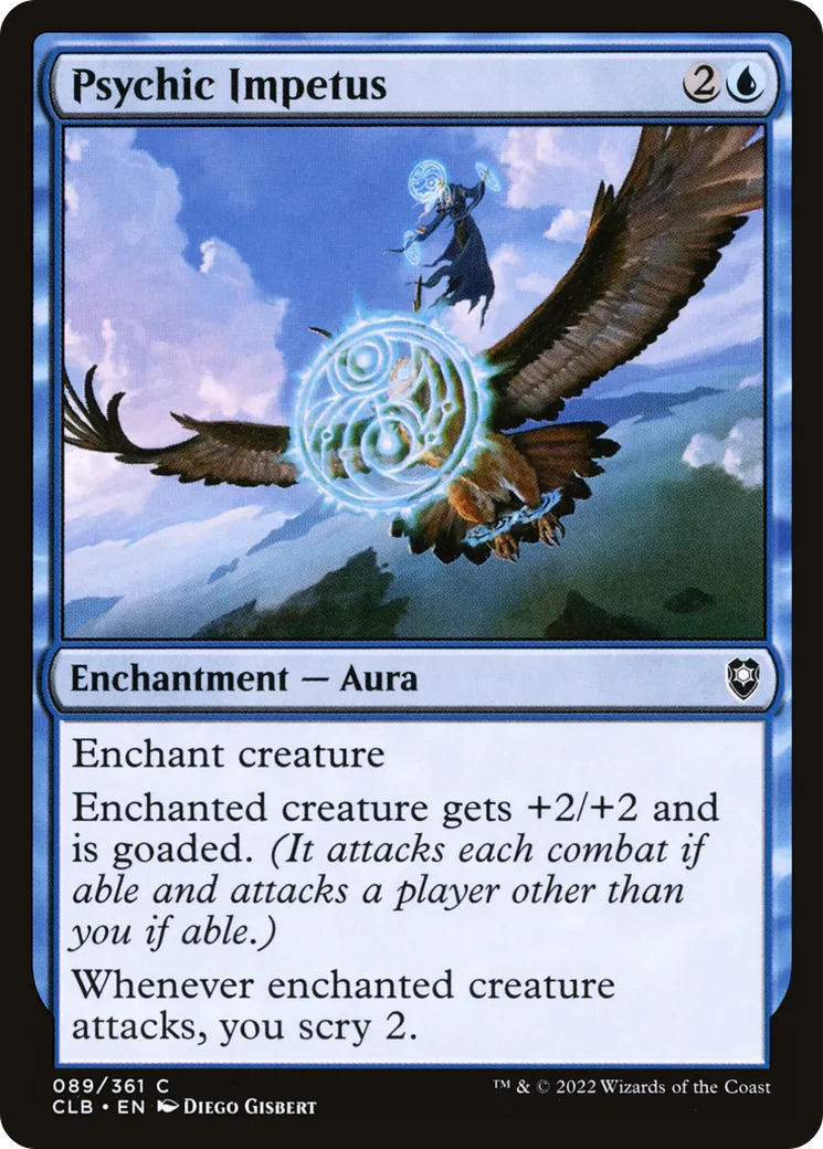 Impetus psychique — Commander Legends: Battle for Baldur's Gate — Magic: The Gathering