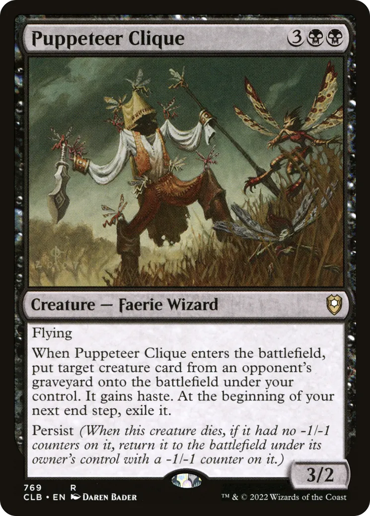 Puppeteer Clique — Commander Legends: Battle for Baldur's Gate — Magic: The Gathering