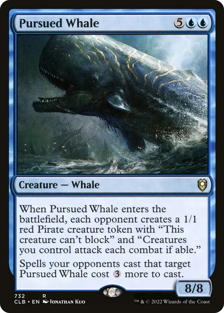 Pursued Whale from Commander Legends: Battle for Baldur's Gate - Magic: The Gathering