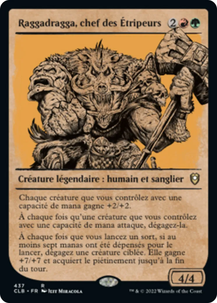 Raggadragga, chef des Étripeurs — Commander Legends: Battle for Baldur's Gate — Magic: The Gathering