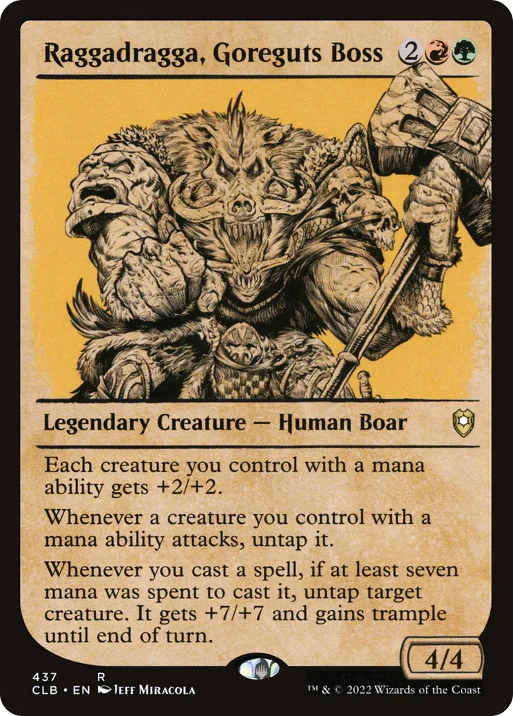 Raggadragga, chef des Étripeurs — Commander Legends: Battle for Baldur's Gate — Magic: The Gathering