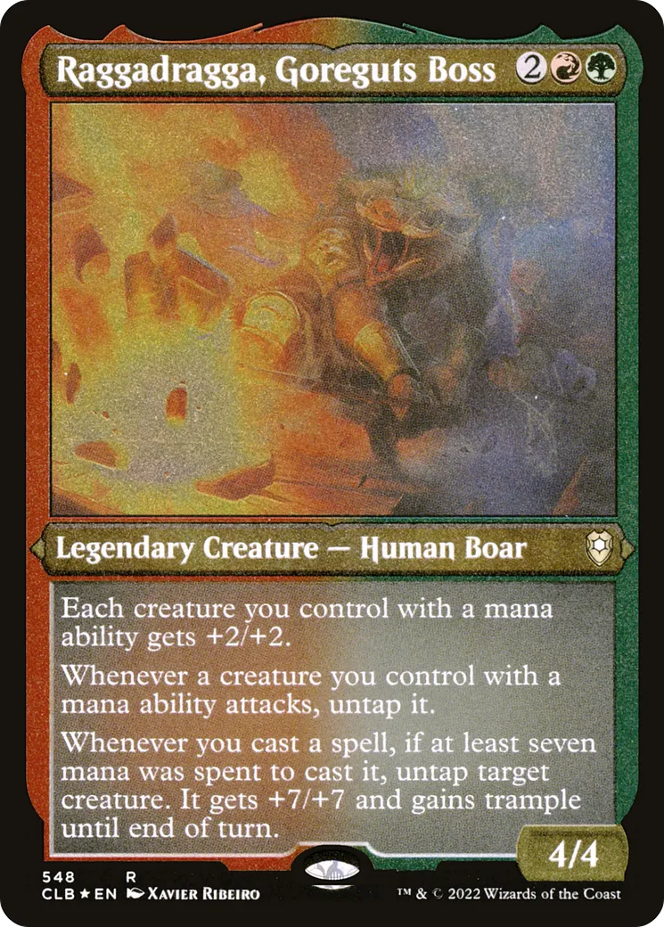 Raggadragga, chef des Étripeurs — Commander Legends: Battle for Baldur's Gate — Magic: The Gathering
