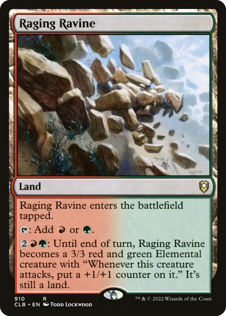Raging Ravine — Commander Legends: Battle for Baldur's Gate — Magic: The Gathering