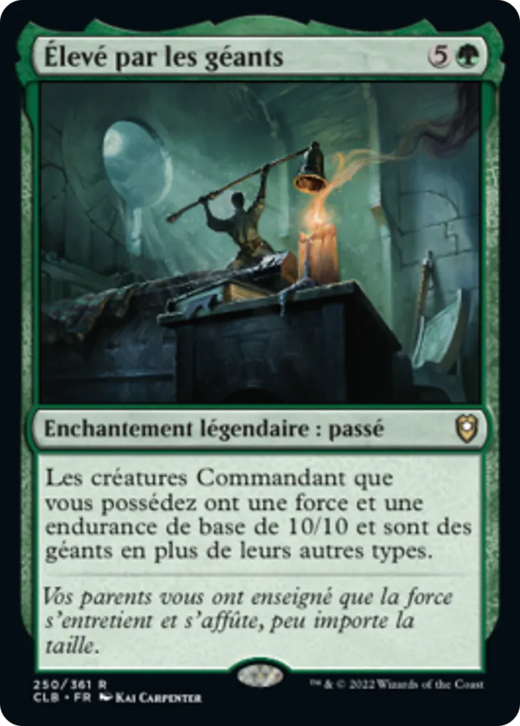 Élevé par les géants from Commander Legends: Battle for Baldur's Gate - Magic: The Gathering