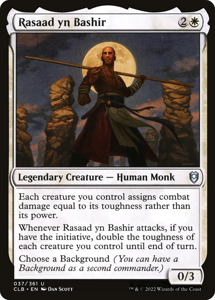 Rasaad yn Bashir — Commander Legends: Battle for Baldur's Gate — Magic: The Gathering