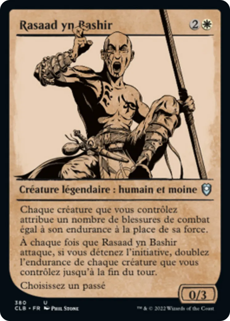 Rasaad yn Bashir — Commander Legends: Battle for Baldur's Gate — Magic: The Gathering