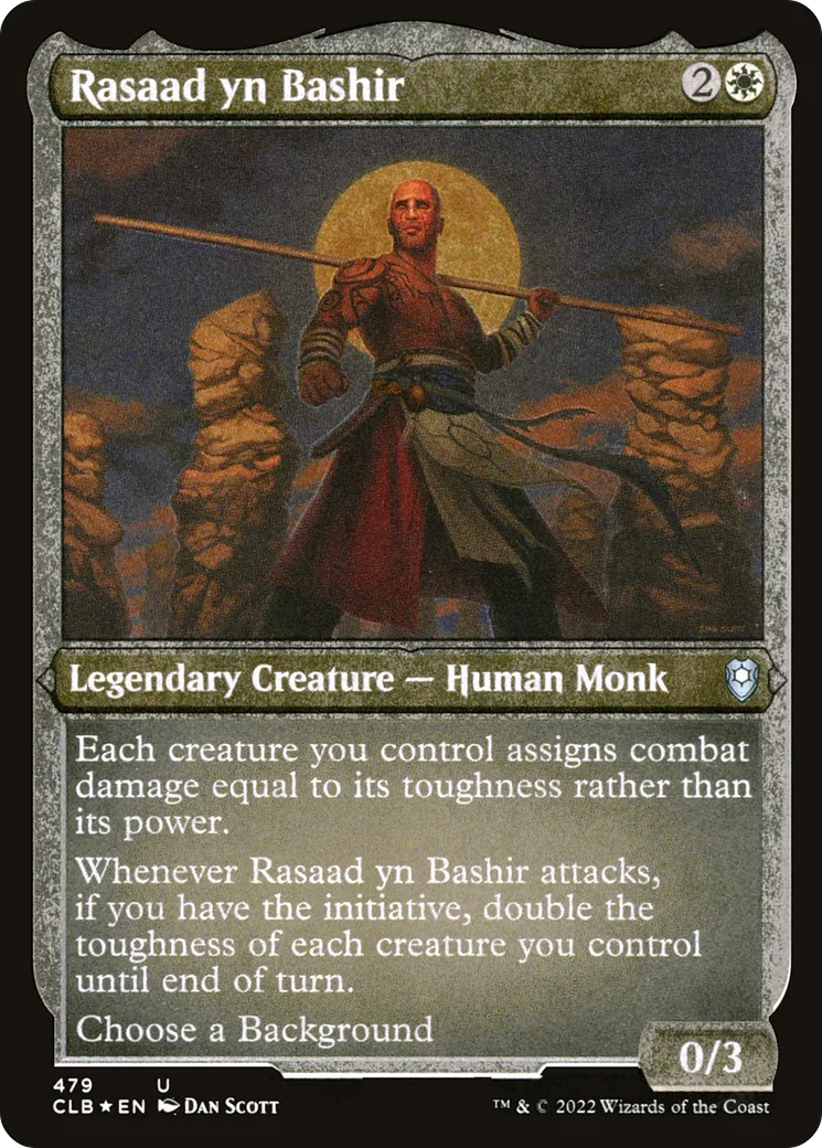 Rasaad yn Bashir — Commander Legends: Battle for Baldur's Gate — Magic: The Gathering