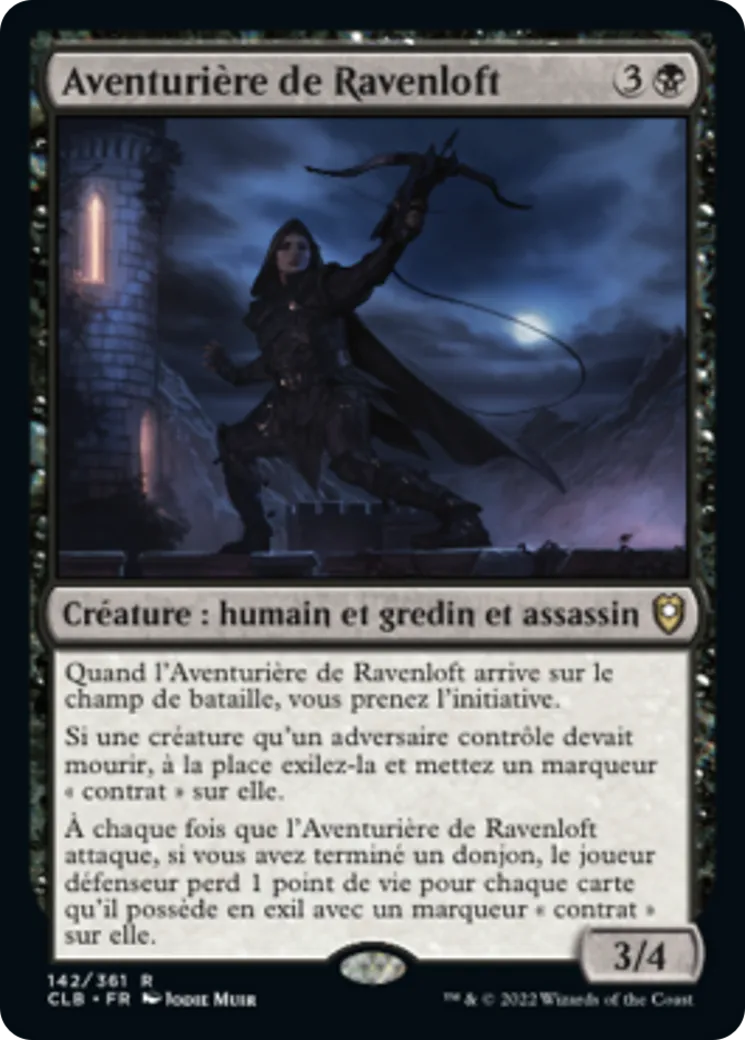 Aventurière de Ravenloft — Commander Legends: Battle for Baldur's Gate — Magic: The Gathering