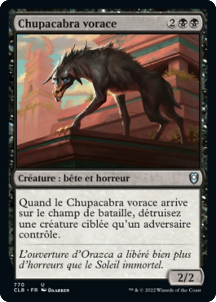 Chupacabra vorace from Commander Legends: Battle for Baldur's Gate - Magic: The Gathering