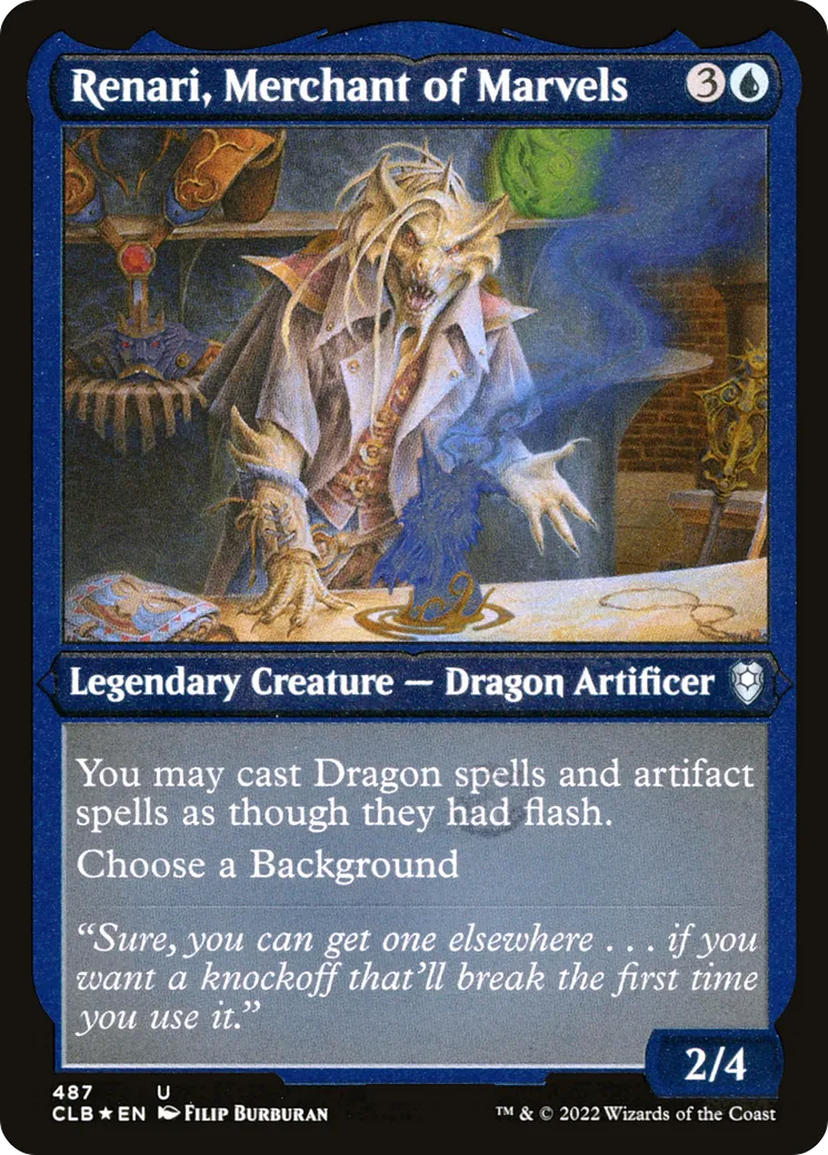 Renari, Merchant of Marvels from Commander Legends: Battle for Baldur's Gate - Magic: The Gathering