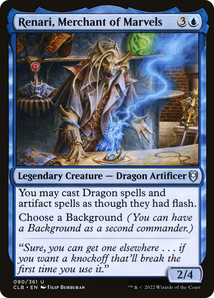 Renari, marchande de merveilles — Commander Legends: Battle for Baldur's Gate — Magic: The Gathering