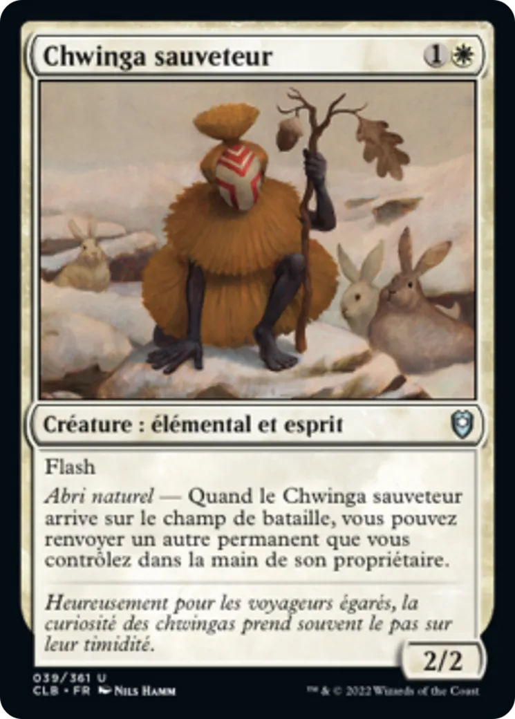 Chwinga sauveteur — Commander Legends: Battle for Baldur's Gate — Magic: The Gathering