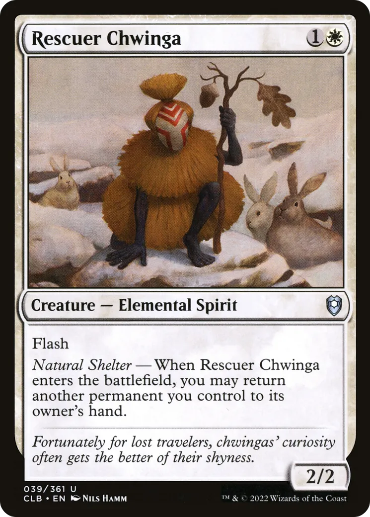 Rescuer Chwinga — Commander Legends: Battle for Baldur's Gate — Magic: The Gathering