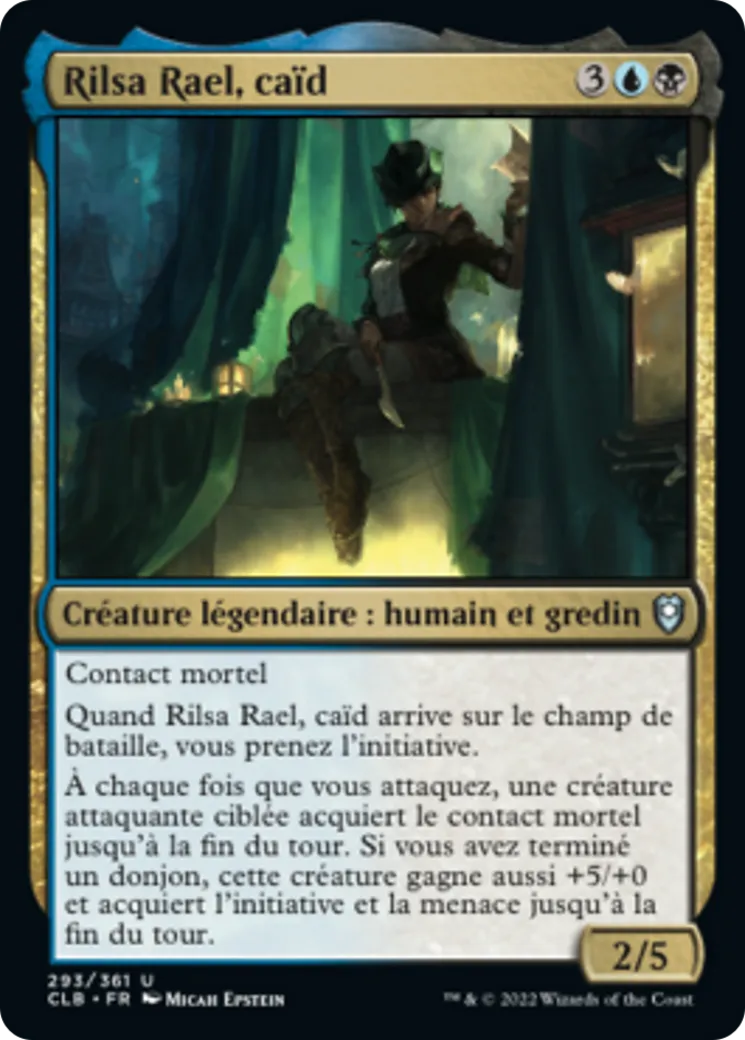 Rilsa Rael, caïd from Commander Legends: Battle for Baldur's Gate - Magic: The Gathering
