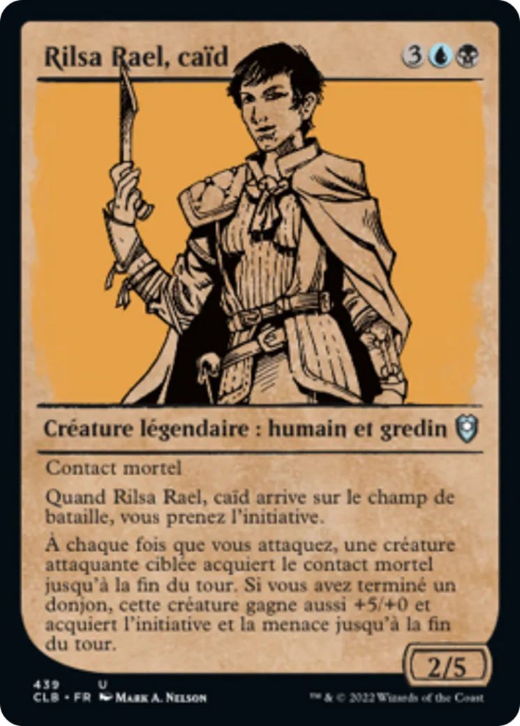 Rilsa Rael, caïd — Commander Legends: Battle for Baldur's Gate — Magic: The Gathering