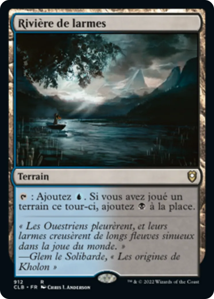 Rivière de larmes — Commander Legends: Battle for Baldur's Gate — Magic: The Gathering
