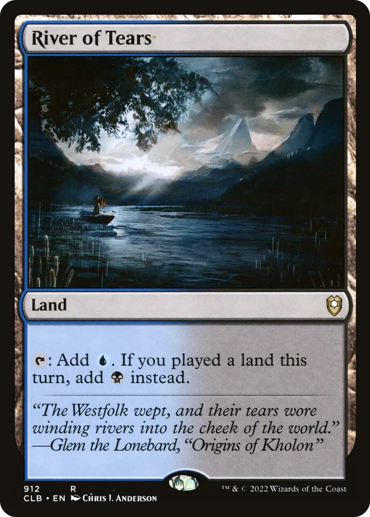River of Tears from Commander Legends: Battle for Baldur's Gate - Magic: The Gathering