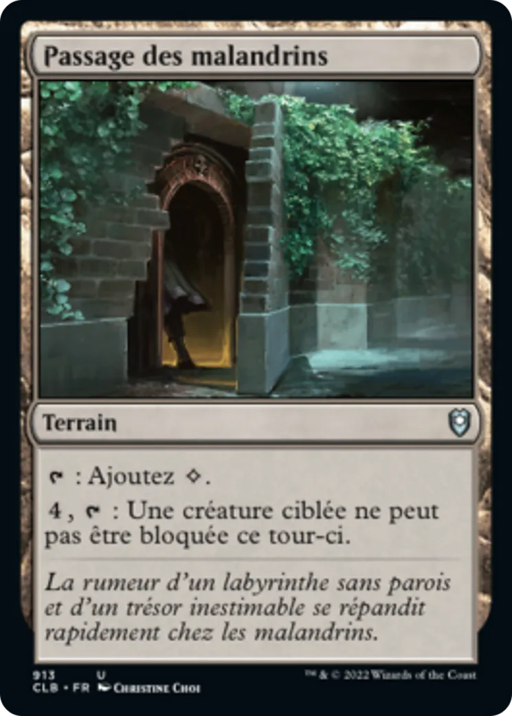 Passage des malandrins — Commander Legends: Battle for Baldur's Gate — Magic: The Gathering