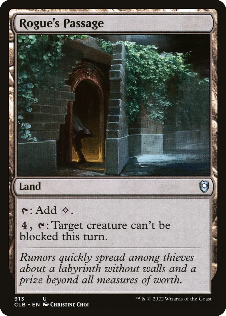 Rogue's Passage — Commander Legends: Battle for Baldur's Gate — Magic: The Gathering