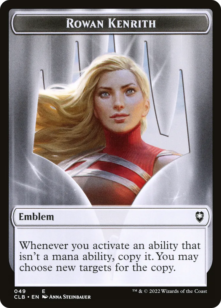 Rowan Kenrith Emblem — Commander Legends: Battle for Baldur's Gate — Magic: The Gathering